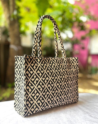 Craftwellstudio Women Beige, Black Messenger Bag