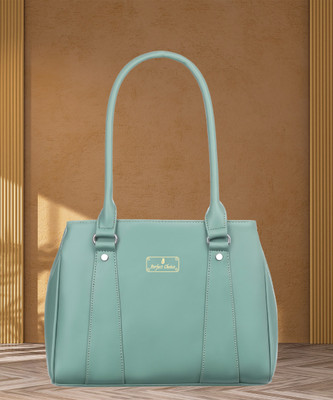 Perfect Choice Women Green Handbag