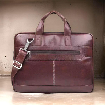 house of common Men & Women Brown Messenger Bag