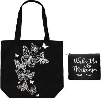 ecoek Women Black Tote(Pack of: 2)