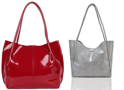 Trendycraft Women Red, Black Handbag(Pack of: 2)