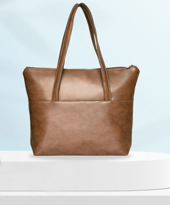 Flossy Fashion Women Brown Hand-held Bag