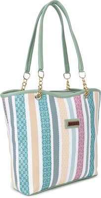 claspNclutch Women Green Shoulder Bag