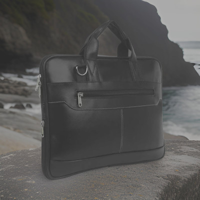 house of common Men & Women Black Messenger Bag