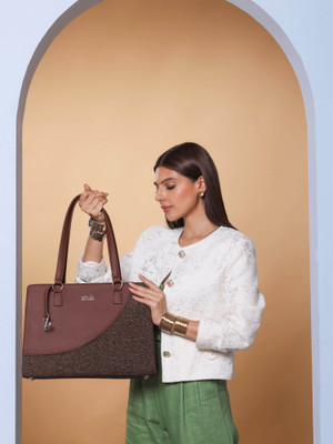 ZOUK Women Brown Tote