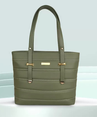 DON'T LOOK Women Green Hand-held Bag