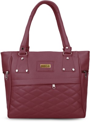 house of common Women Maroon Hand-held Bag