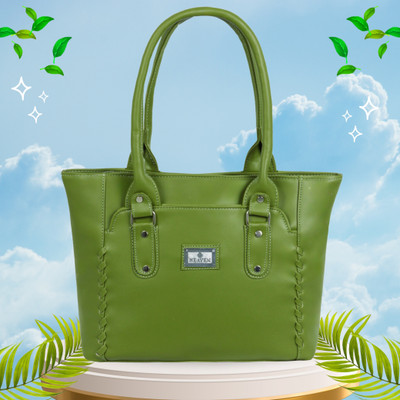 Heaven Your Choice Women Green Hand-held Bag