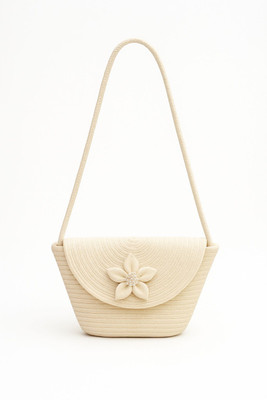 GHATIN Women Beige Sling Bag