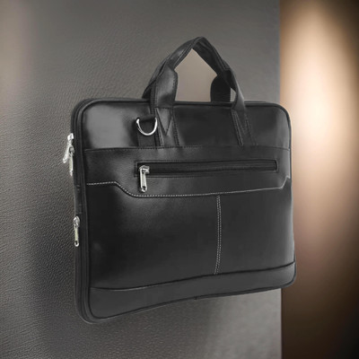 house of common Men & Women Black Messenger Bag