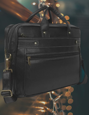 house of common Men & Women Black Messenger Bag