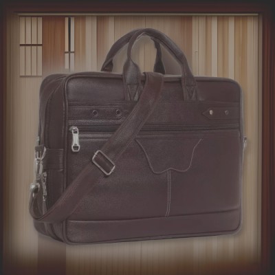 JairaJ Men & Women Brown Messenger Bag