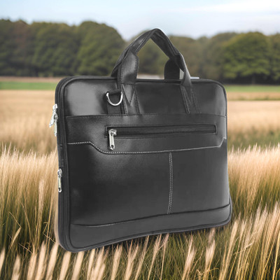 house of common Men & Women Black Messenger Bag