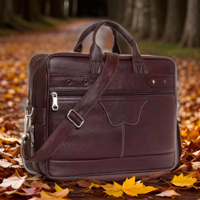 house of common Men & Women Brown Messenger Bag