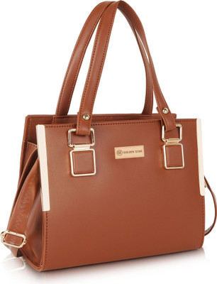 Golden Star Women Tan Hand-held Bag