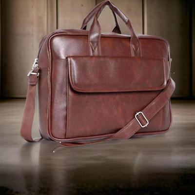 Shivra Men & Women Brown Messenger Bag