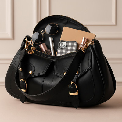 TIZARAT MAN Black Shoulder Bag tranding sling bag