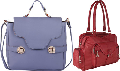 MSK Collection Women Purple, Red Messenger Bag