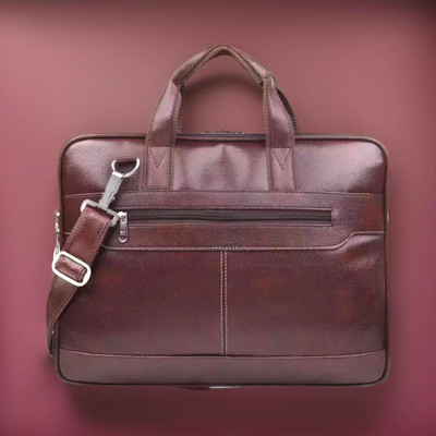 Shivra Men & Women Brown Messenger Bag