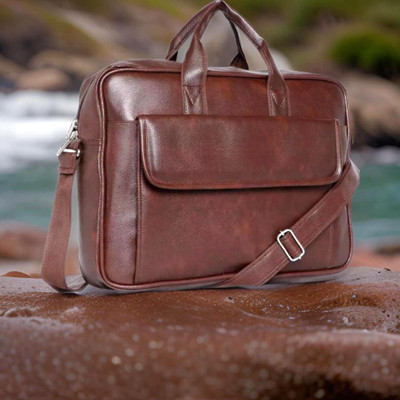 house of common Men & Women Brown Messenger Bag