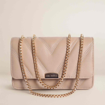 LINO PERROS Women Beige Sling Bag