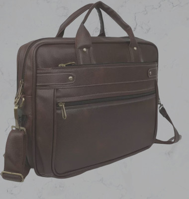 JairaJ Men & Women Brown Messenger Bag
