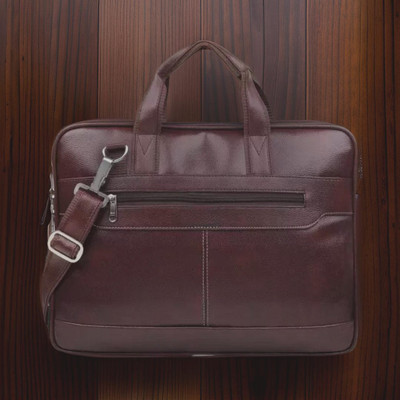 Shivra Men & Women Brown Messenger Bag