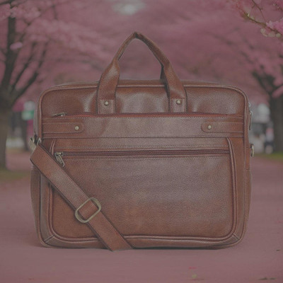 house of common Men & Women Tan Messenger Bag