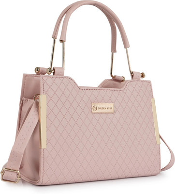 Golden Star Women Pink Hand-held Bag