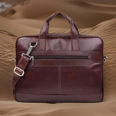 Shivra Men & Women Brown Messenger Bag