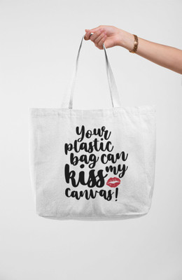 ElegantCrafts Men & Women White Tote