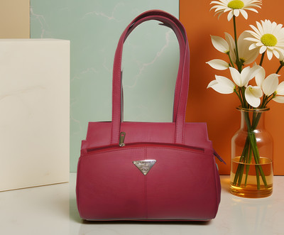 AZED Collections Women Maroon Shoulder Bag