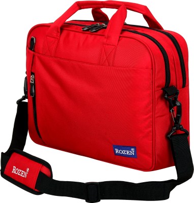 Rozen Men & Women Red Messenger Bag