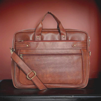 JairaJ Men & Women Tan Messenger Bag