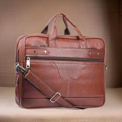 house of common Men & Women Tan Messenger Bag