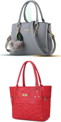 Plama Women Black, Red Handbag