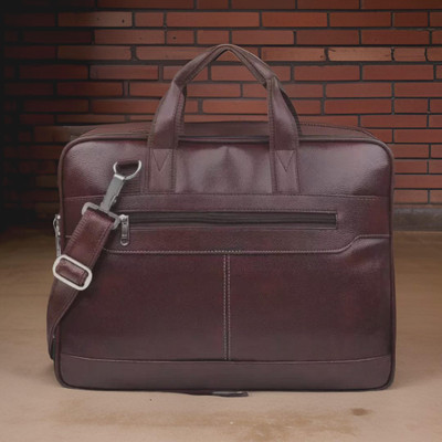 house of common Men & Women Brown Messenger Bag