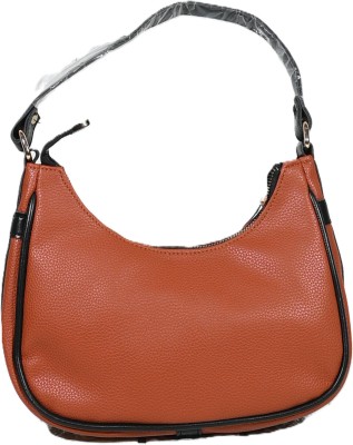 DONICY Women Brown Shoulder Bag