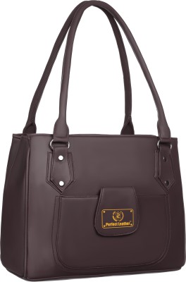 perfect leather Women Brown Shoulder Bag