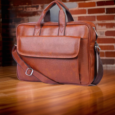 JairaJ Men & Women Tan Messenger Bag