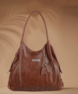 Snappy Women Tan Shoulder Bag