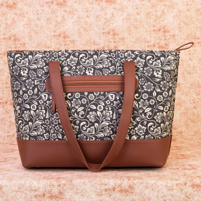 GOPSI Women Tan, Black Shoulder Bag