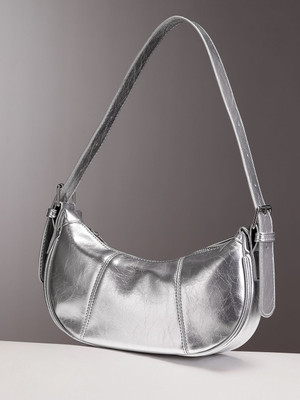 French Connection Women Silver Hobo