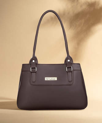 FD FASHION Women Brown Shoulder Bag
