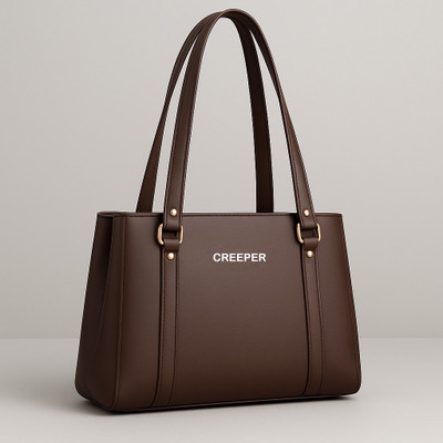 CREEPER Brown Shoulder Bag Brown hand bags women