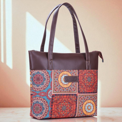 Parisal Women Brown, Multicolor Handbag