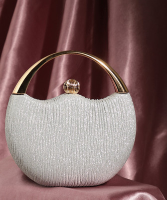 Haute Sauce Women Silver Handbag