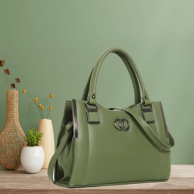 Reprox Women Green Satchel