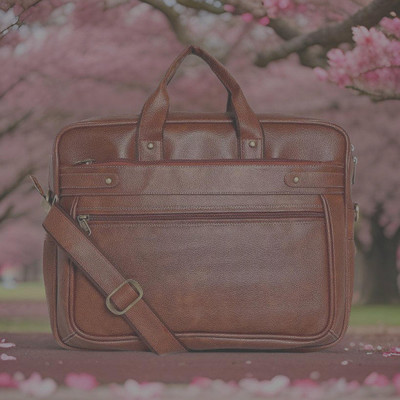house of common Men & Women Tan Messenger Bag