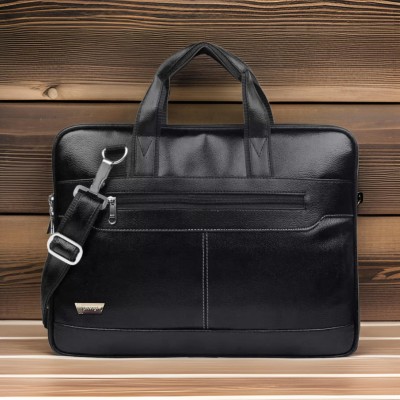 PROVOGUE Men Black Messenger Bag